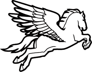 Gnostic Society Samael Aun Weor Logo - White Pegasus